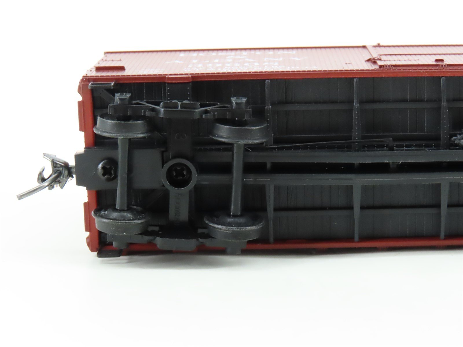 HO Scale Accurail 13061 B&A Boston & Albany 36' Wood Box Car #39608 - Upgraded