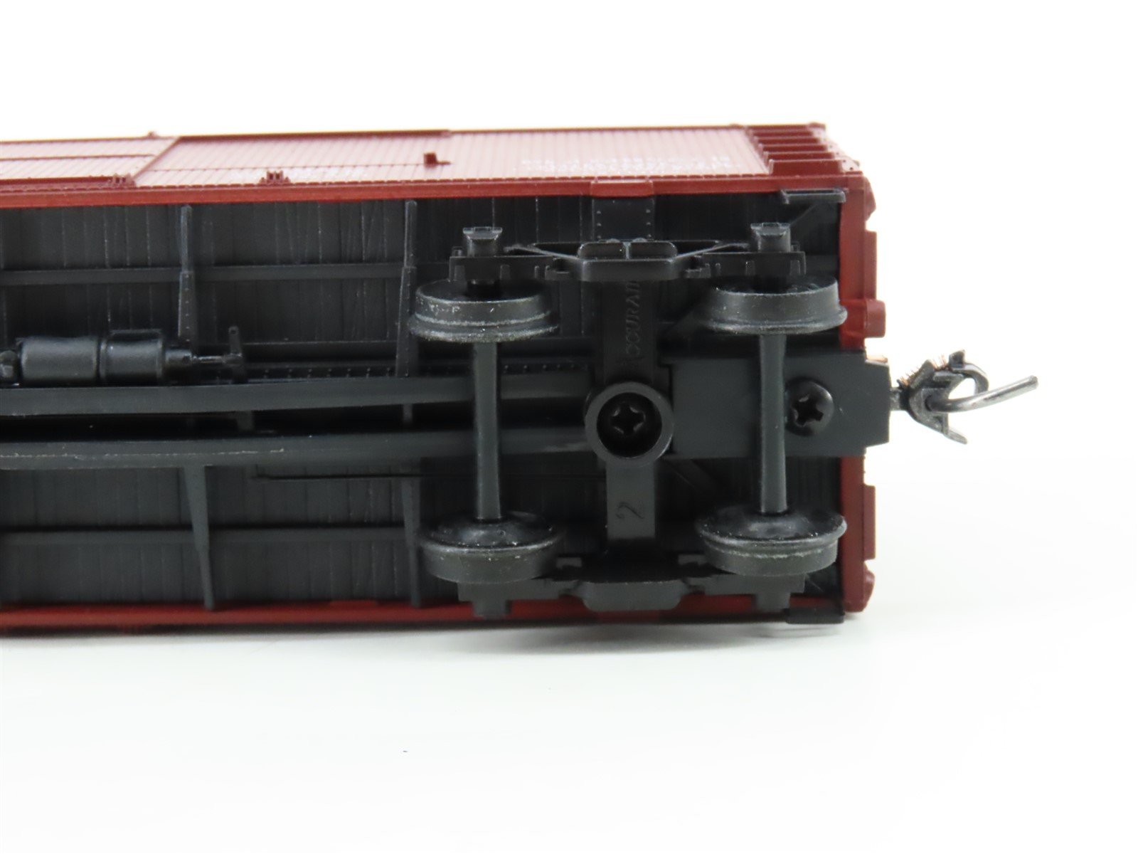 HO Scale Accurail 13061 B&A Boston & Albany 36' Wood Box Car #39608 - Upgraded