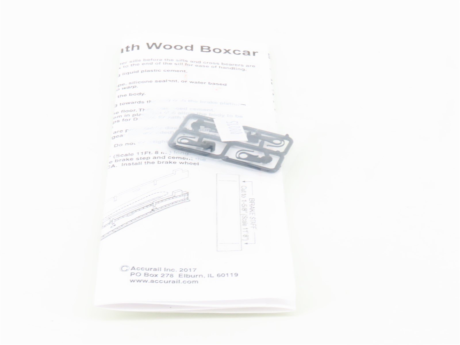 HO Scale Accurail 13061 B&A Boston & Albany 36' Wood Box Car #39608 - Upgraded