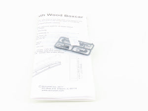 HO Scale Accurail 13061 B&A Boston & Albany 36' Wood Box Car #39608 - Upgraded