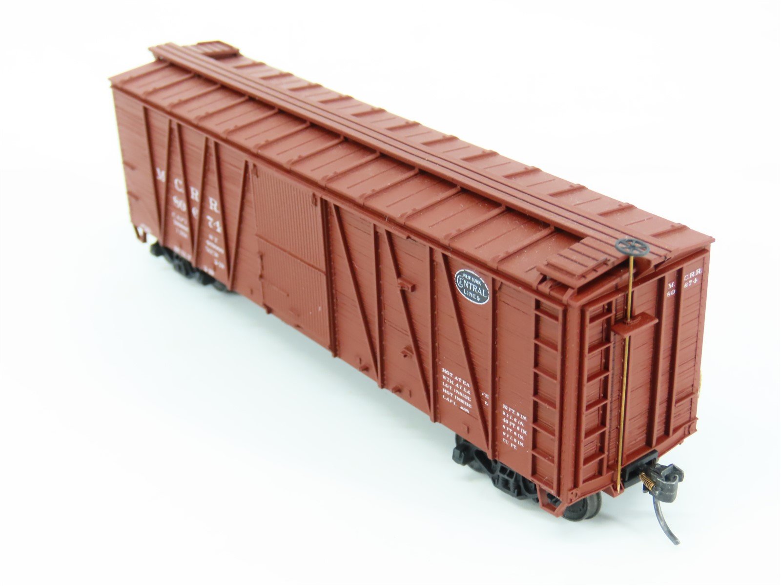 HO Accurail 4120 MCRR / NYC Michigan Central 40' Wood Box Car #80674 - Upgraded