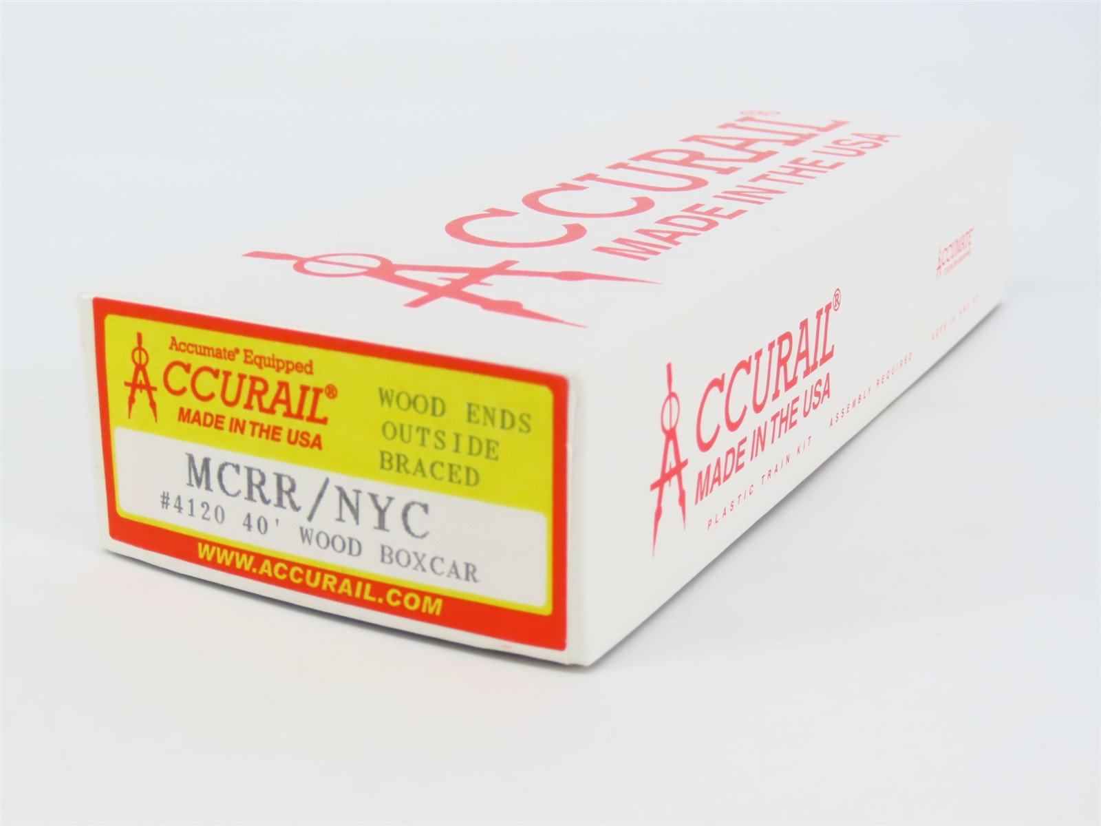 HO Accurail 4120 MCRR / NYC Michigan Central 40' Wood Box Car #80674 - Upgraded