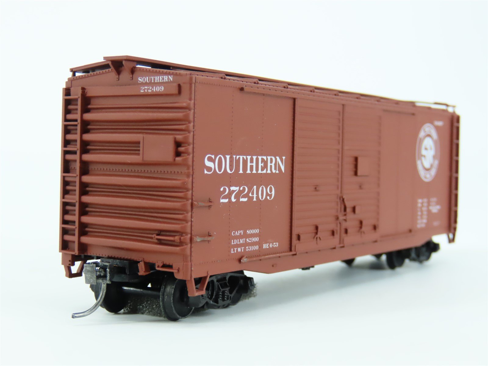 HO Accurail 3619.1 SOU Southern 40' Double Door Steel Box Car #272409 - Upgraded