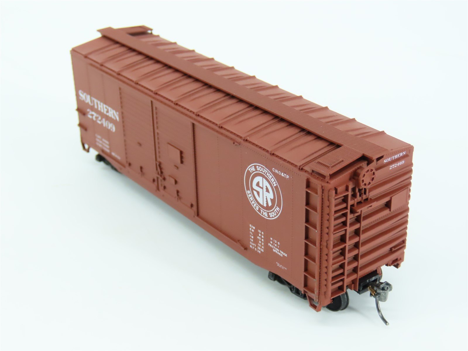 HO Accurail 3619.1 SOU Southern 40' Double Door Steel Box Car #272409 - Upgraded