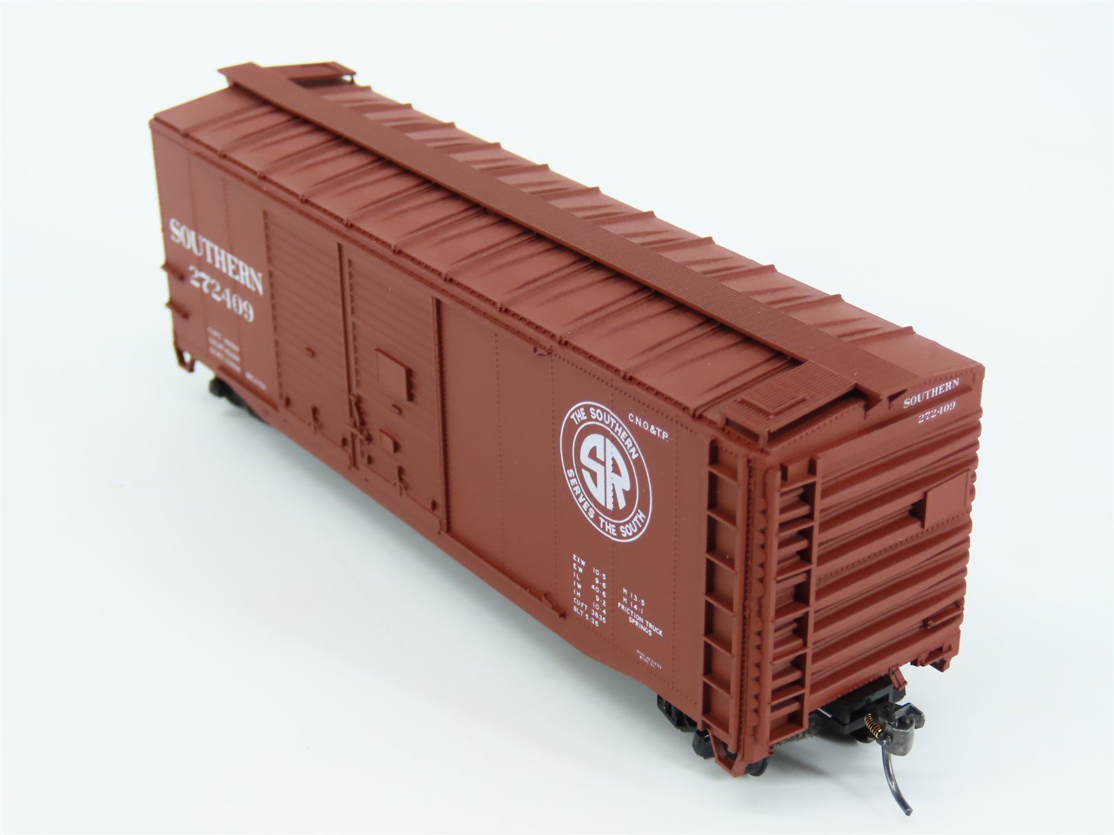 HO Accurail 3619.1 SOU Southern 40' Double Door Steel Box Car #272409 - Upgraded