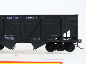 HO Accurail 2722 CG Central of Georgia 2-Bay Wood-Side Hopper #21754 - Upgraded
