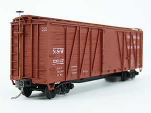 HO Scale Accurail 41041 NW Norfolk & Western 40' Wood Box Car #120147 - Upgraded