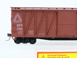 HO Scale Accurail 4324 RF&P 40' Outside-Braced Wood Box Car #2481 - Upgraded