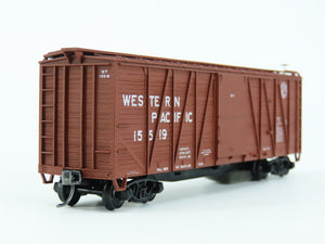 HO Scale Accurail 4117 WP Western Pacific 40' Wood Box Car #15519 - Upgraded