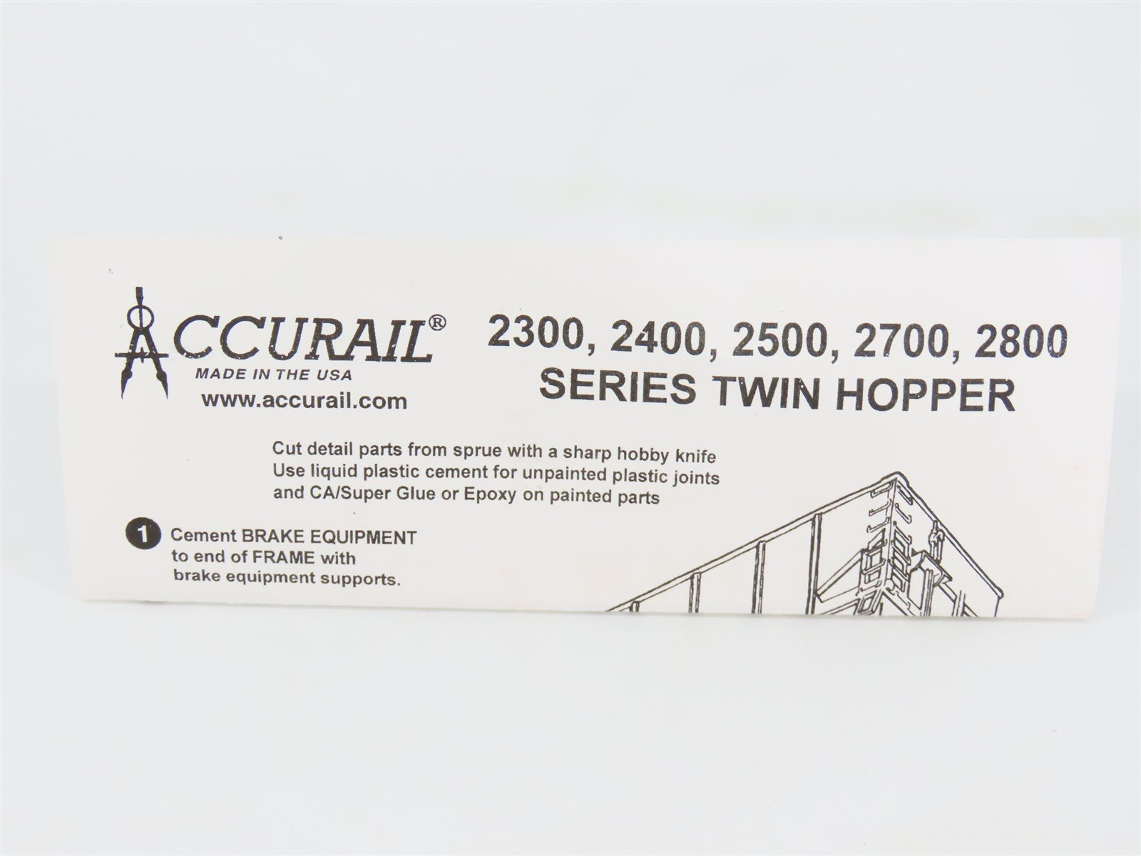 HO Accurail 2514.2 SP Southern Pacific 2-Bay Hopper #13152 w/ Load - Upgraded