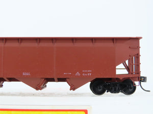HO Scale Accurail 7501.1 ATSF Santa Fe 3-Bay Offset Hopper #183649 - Upgraded