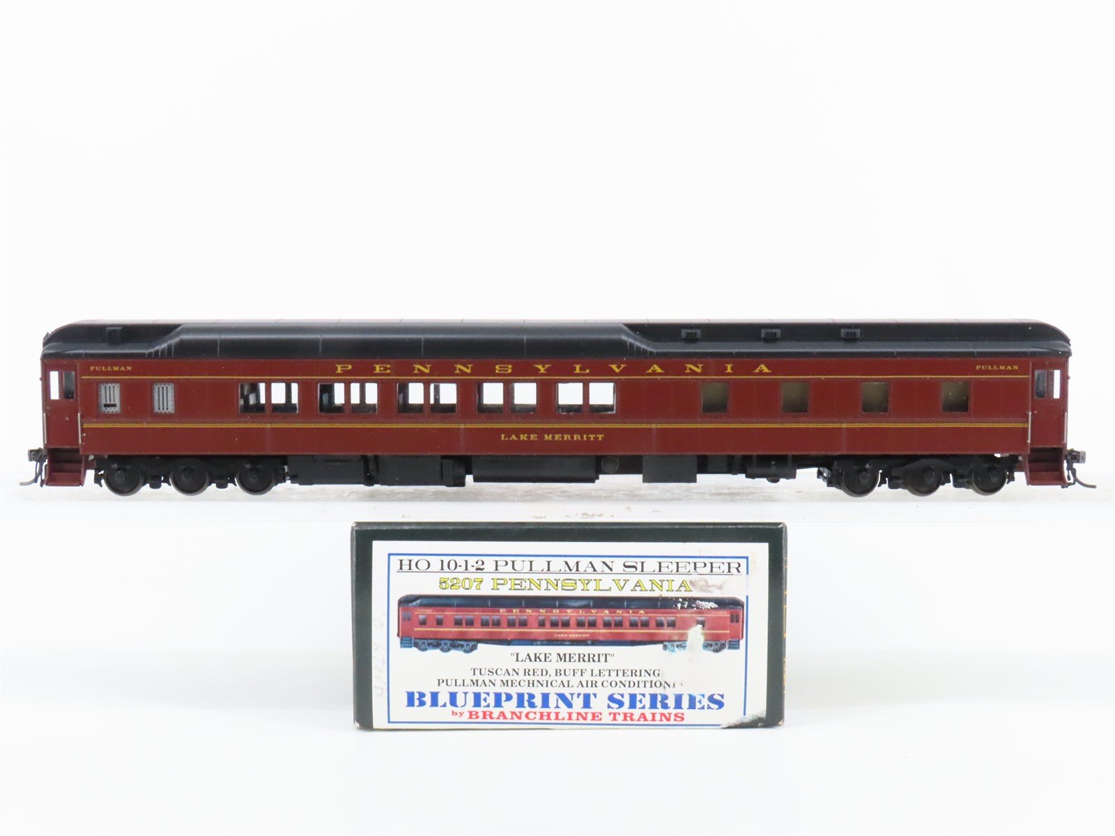 HO Branchline 5207 PRR Pennsylvania 8-1-2 Sleeper Passenger Car "Lake Merritt"
