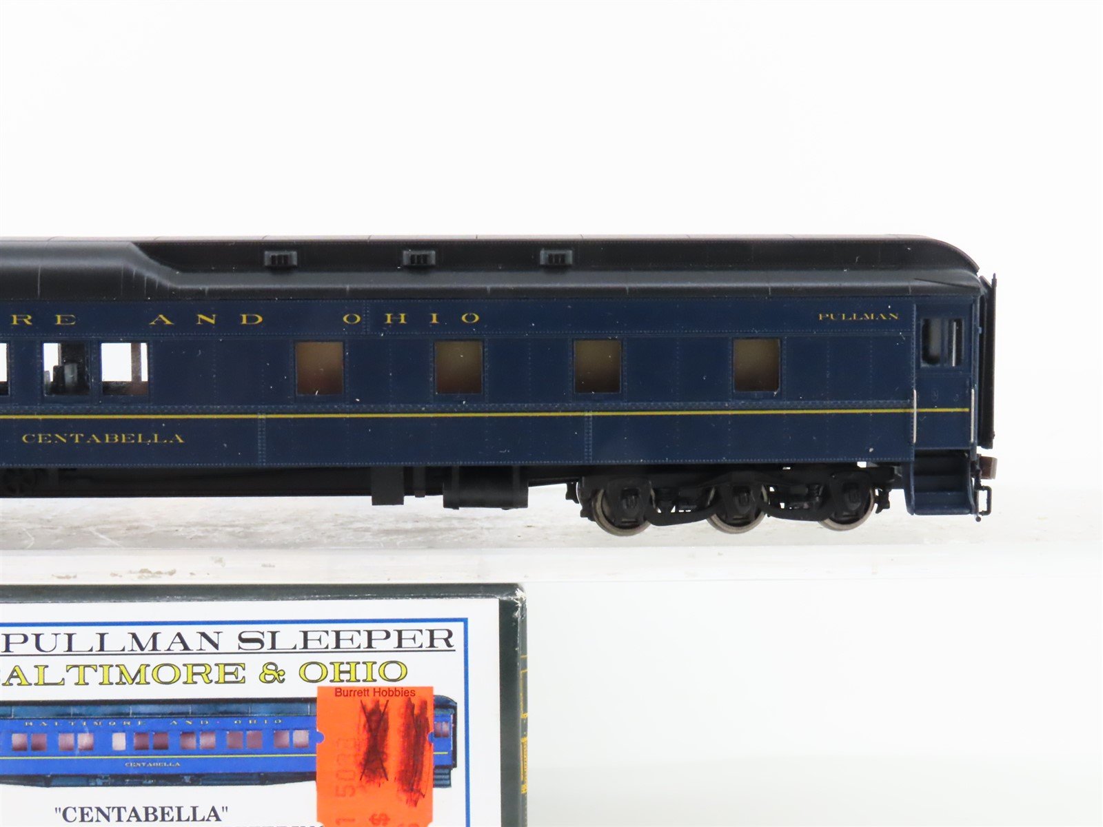 HO Branchline 5038 B&O Baltimore Ohio 8-1-2 Sleeper Passenger Car 
