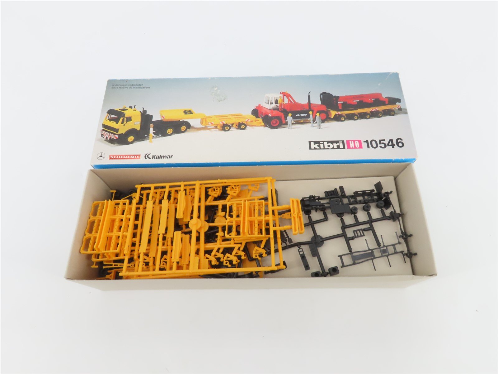 HO 1/87 Scale Kibri 10546 Kalmar Heavy Duty Transport Truck Kit