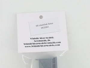 HO Scale Whistle Stop Models HO2001 3D Printed 6ft Chainlink Fence Scenery