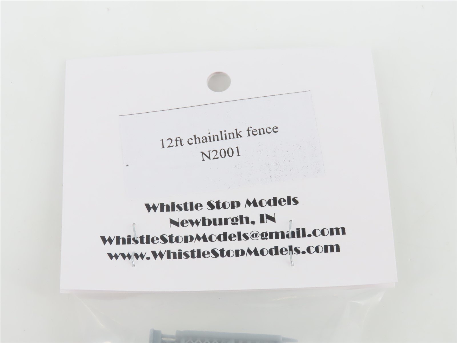 N 1/160 Scale Whistle Stop Models N2001 3D Printed 12ft Chainlink Fence Scenery