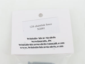 N 1/160 Scale Whistle Stop Models N2001 3D Printed 12ft Chainlink Fence Scenery