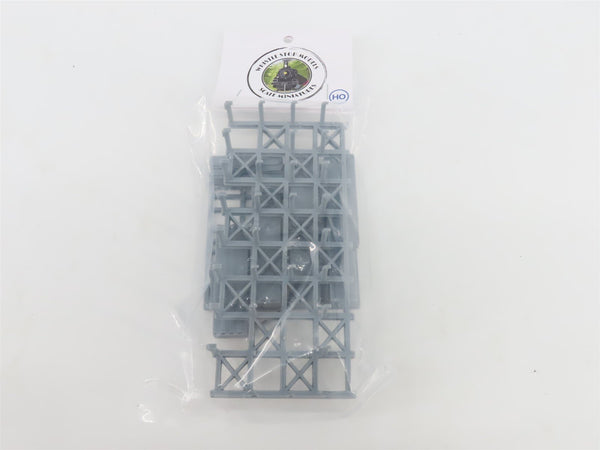 HO Scale Whistle Stop Models HO6510 3D Printed Modern Lumber Rack Scen ...