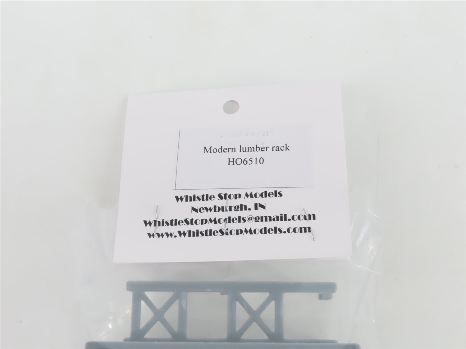 HO Scale Whistle Stop Models HO6510 3D Printed Modern Lumber Rack Scenery