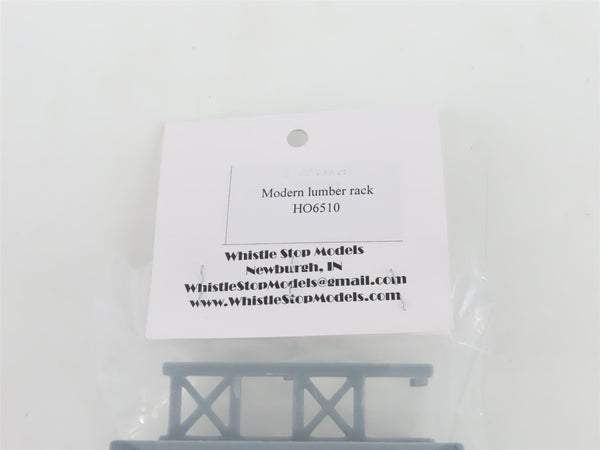 HO Scale Whistle Stop Models HO6510 3D Printed Modern Lumber Rack Scen ...