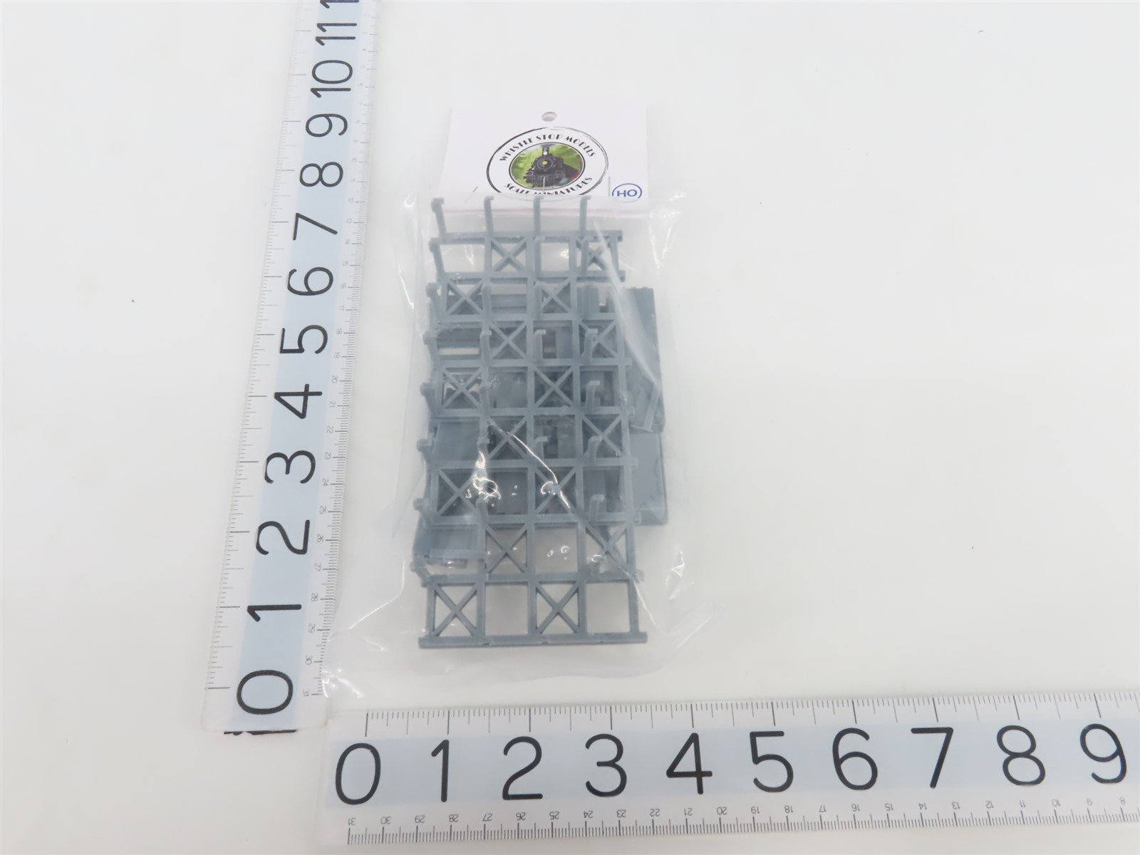 HO Scale Whistle Stop Models HO6510 3D Printed Modern Lumber Rack Scenery