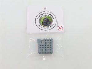 N 1/160 Scale Whistle Stop Models N1006 3D Printed Pallet w/55 Gal Drums Scenery