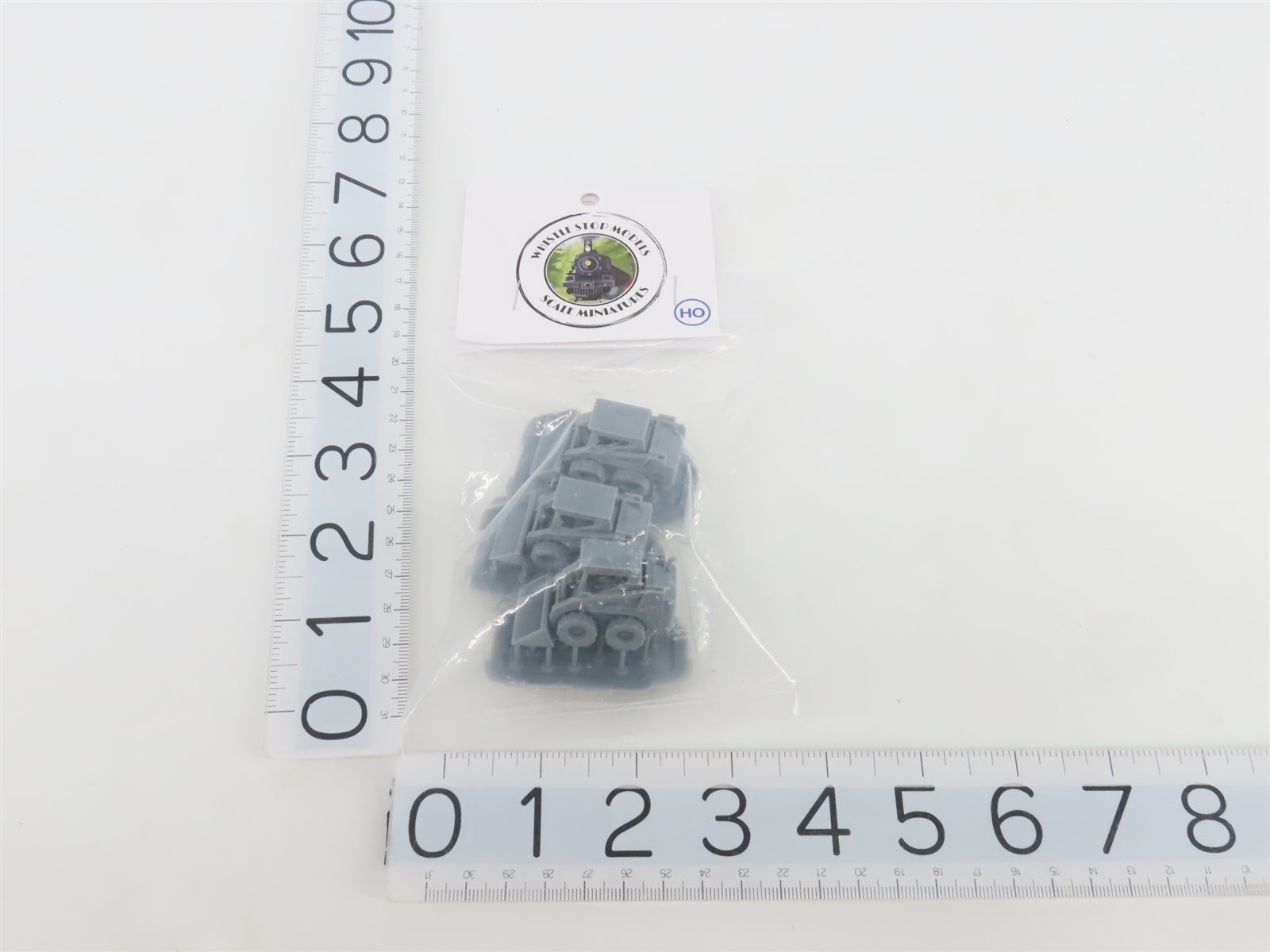 HO Scale Whistle Stop Models HO9006 3D Printed Skid Loaders Scenery 3-Pack
