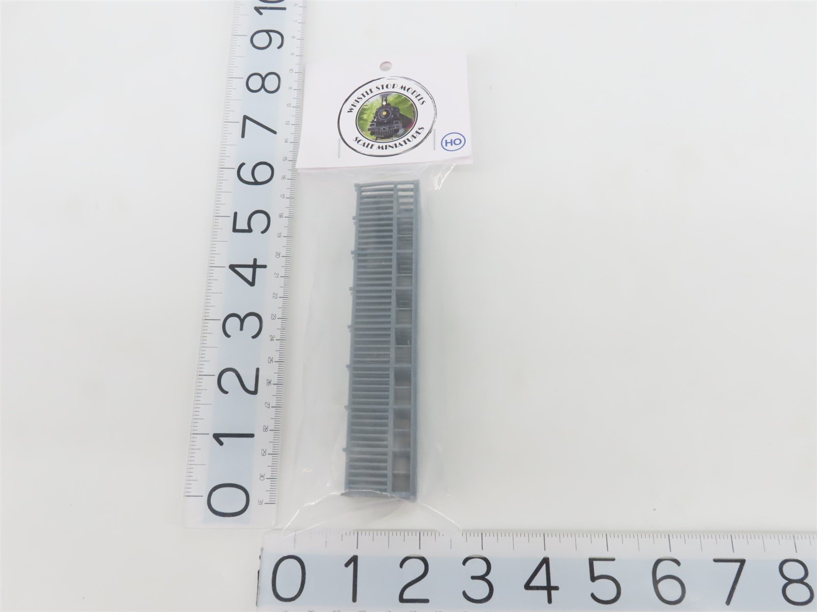 HO Scale Whistle Stop Models HO2003 3D Printed 6ft Wrought Iron Fence Scenery