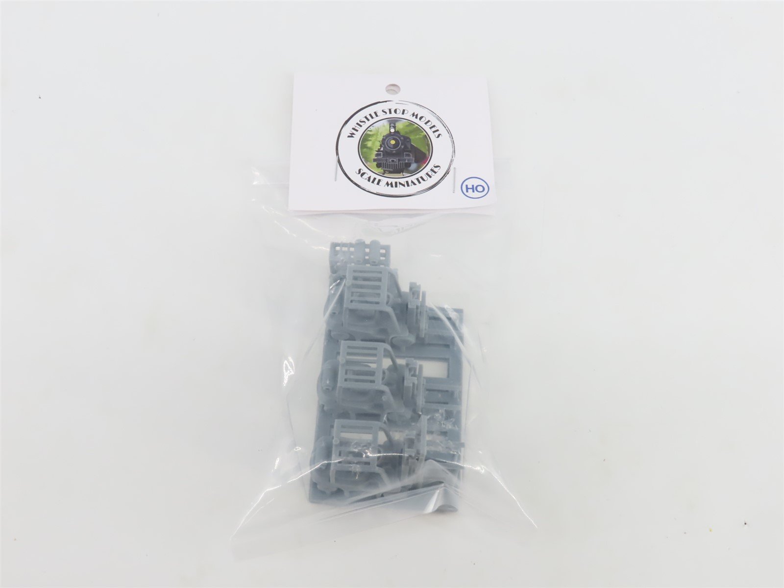 HO Scale Whistle Stop Models HO3016 3D Printed Forklift Scenery 3-Pack