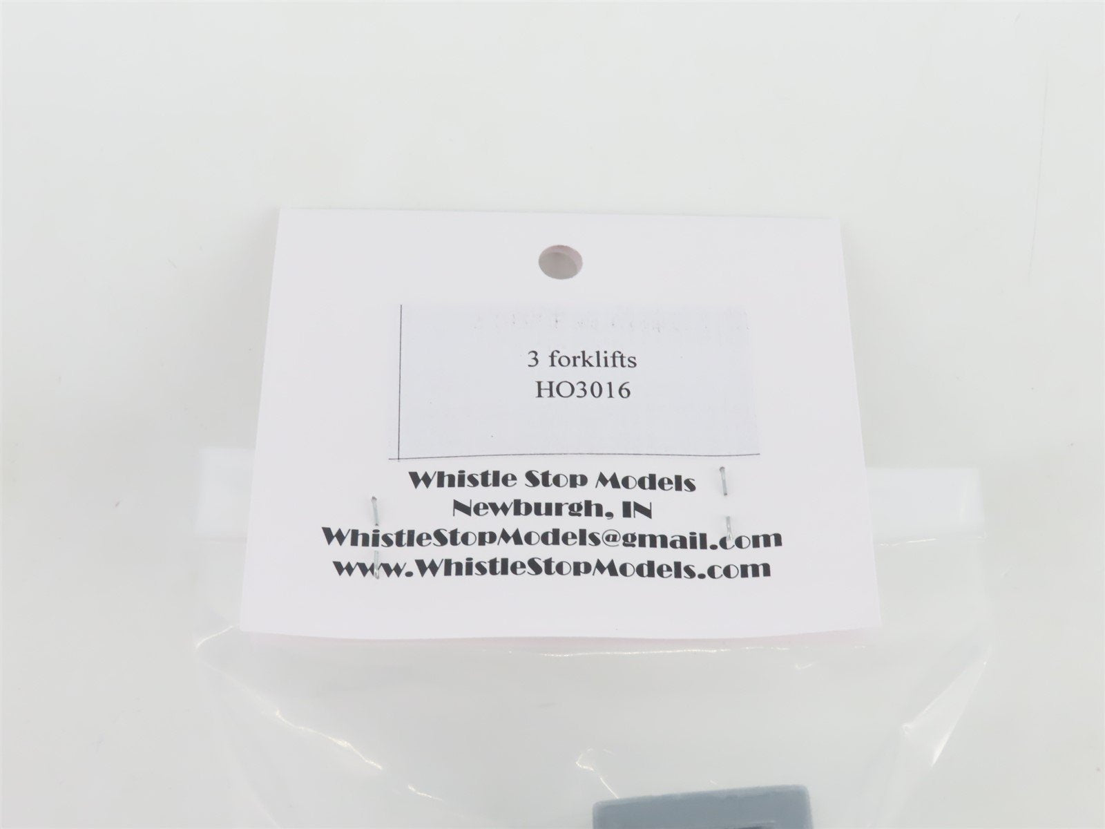 HO Scale Whistle Stop Models HO3016 3D Printed Forklift Scenery 3-Pack