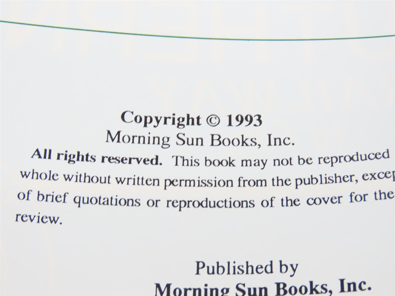 Morning Sun: Southern Railway in Color by Fred Cheney & David Sweetland ©1993