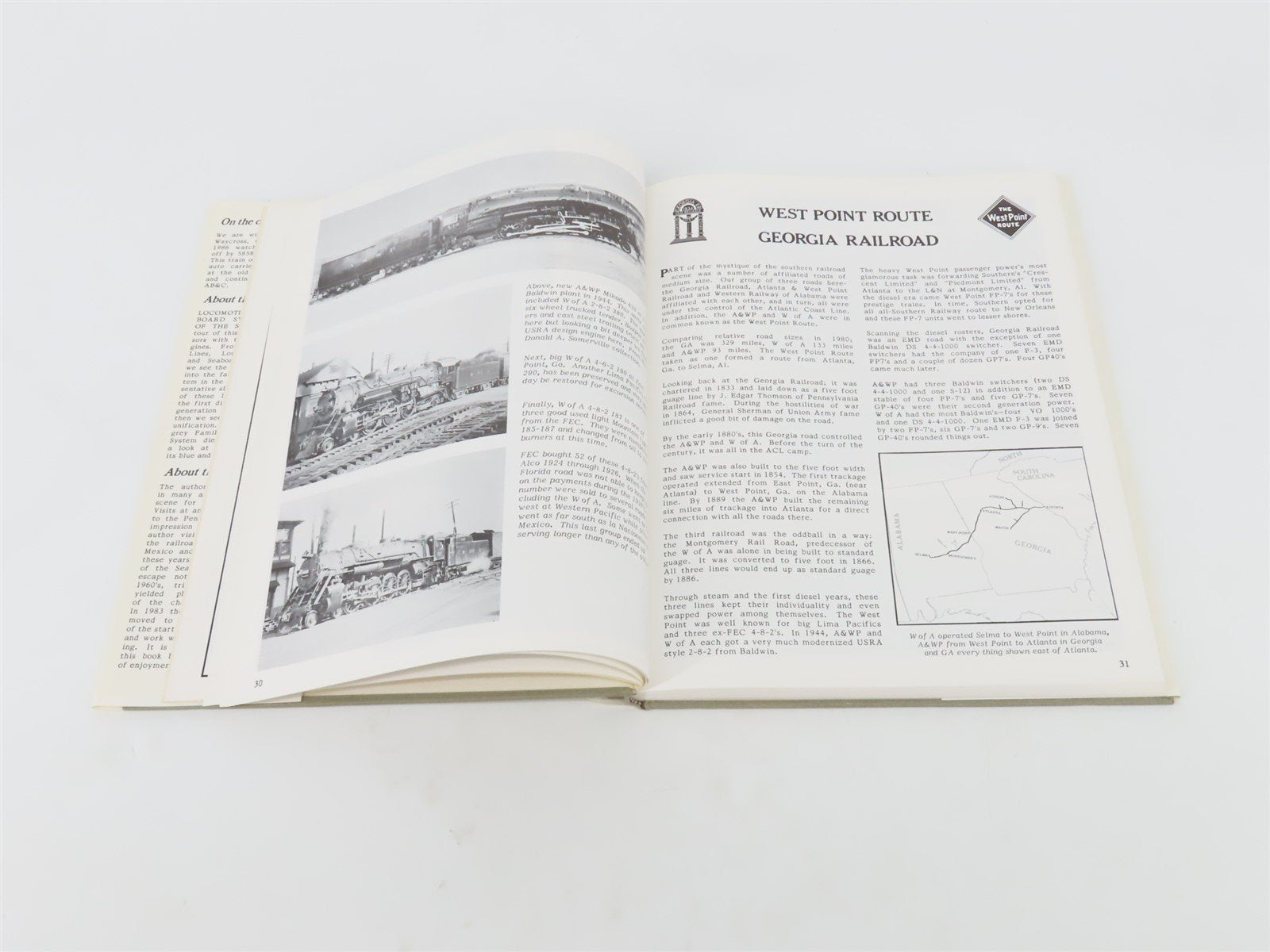 Locomotives of the Seaboard System Railroad of the South by Paul Carlton ©1987