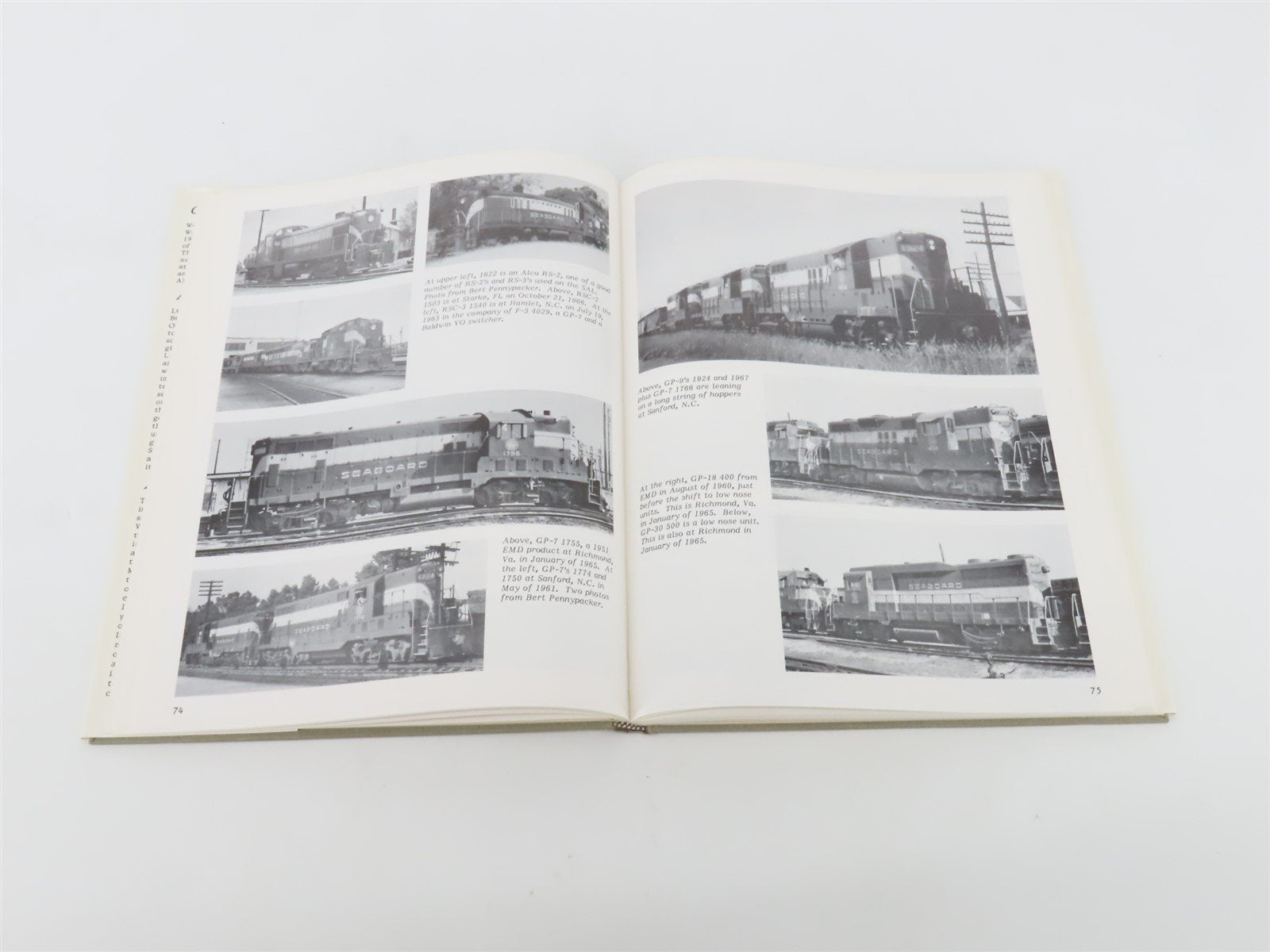 Locomotives of the Seaboard System Railroad of the South by Paul Carlton ©1987