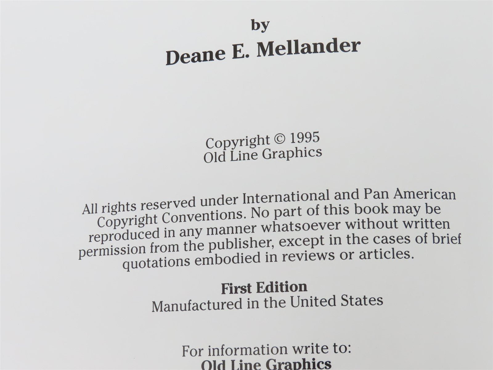 East Board Top Slim Gauge Survivor by Deane E. Mellander ©1995