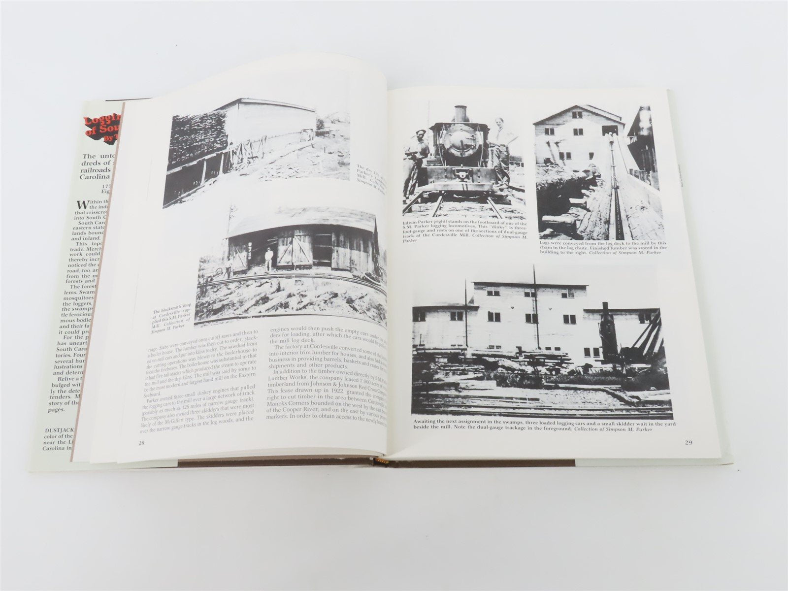 Logging Railroads of South Carolina by Thomas Fetters ©1990