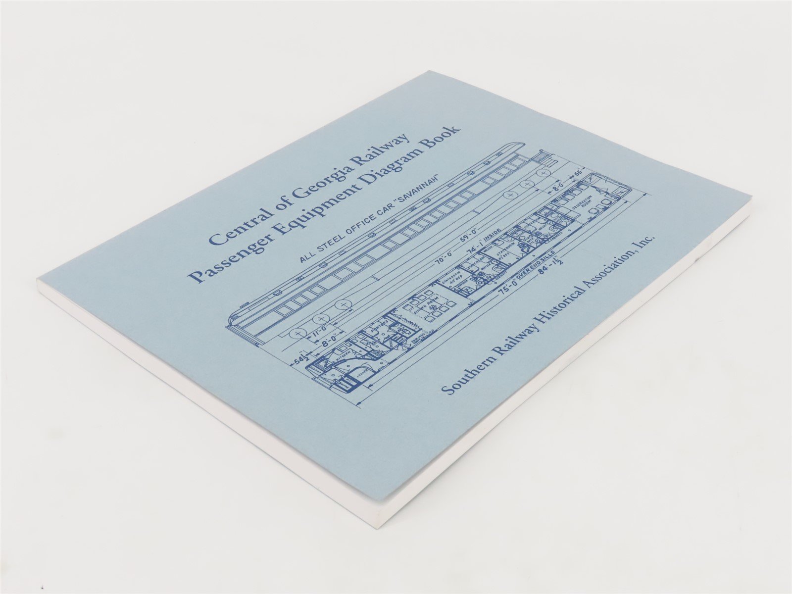 Central of Georgia Passenger Equipment Diagram Book by Eichelberger ©1995