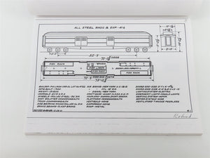Central of Georgia Passenger Equipment Diagram Book by Eichelberger ©1995