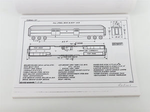 Central of Georgia Passenger Equipment Diagram Book by Eichelberger ©1995