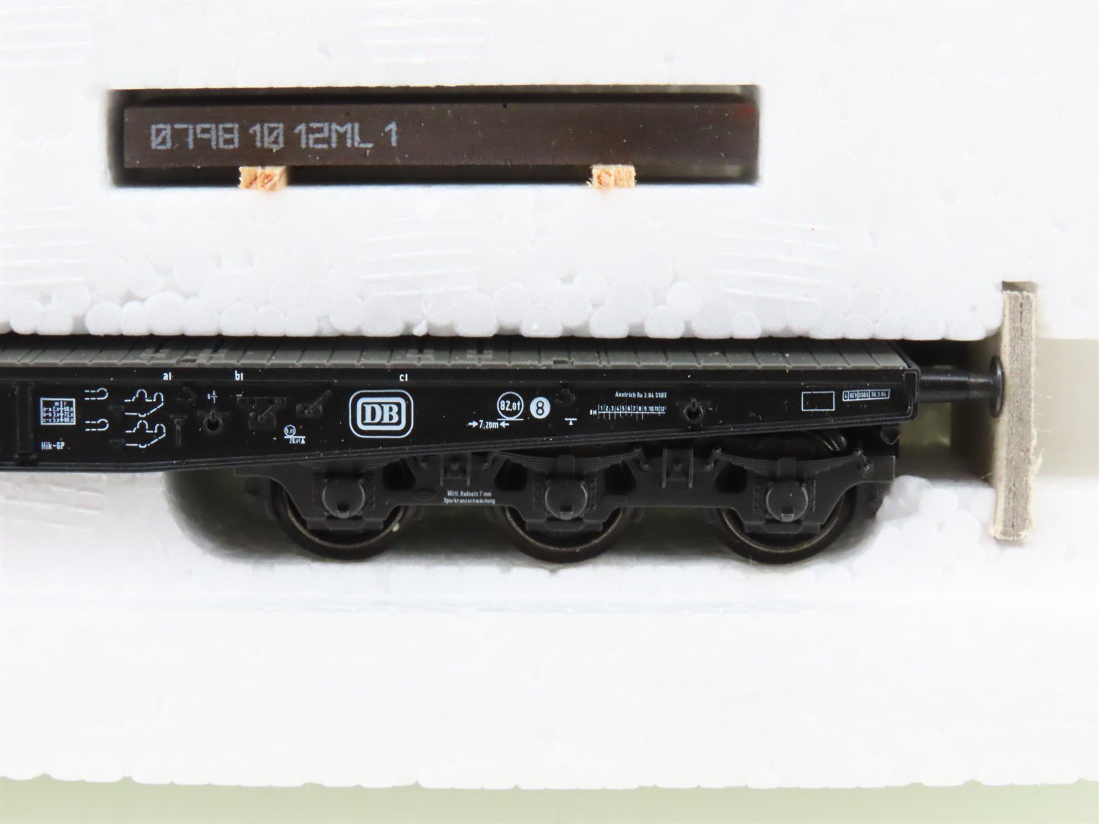 HO Scale Marklin 48664 DB Deutsche Bahn Steel Slab Heavy Duty Flatcar 2-Pack