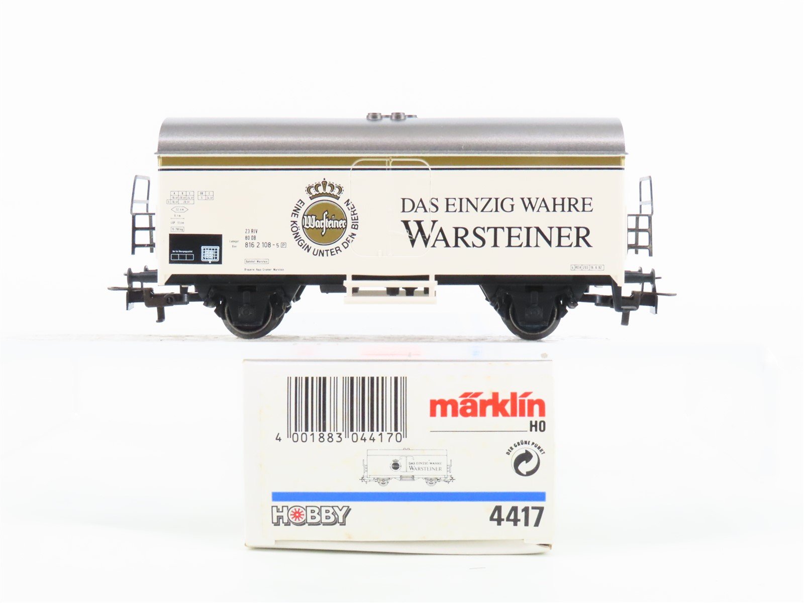 HO Scale Marklin 4417 Warsteiner Das Einzig Wahre Beer Car #8162108-5