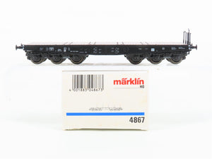 HO Scale Marklin 4867 DR Deutsche Reichsbahn Flatcar w/Stakes