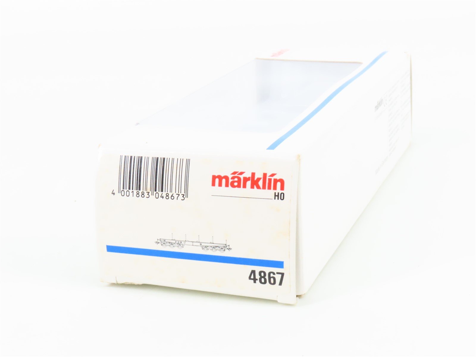 HO Scale Marklin 4867 DR Deutsche Reichsbahn Flatcar w/Stakes