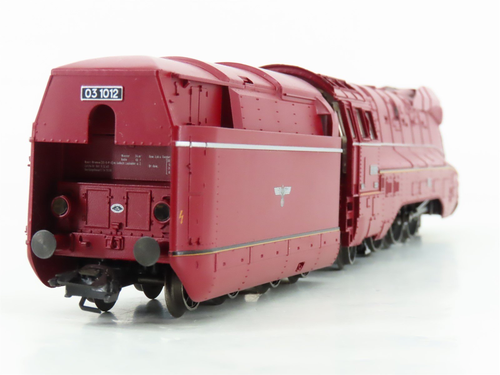 HO Scale Marklin 37911 DRG German 4-6-2 Streamlined Steam Locomotive #031012