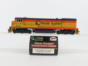 HO Scale Atlas Master 7418 C&O Chessie System GE U30C Ph. 2 Diesel #3311 w/ DCC