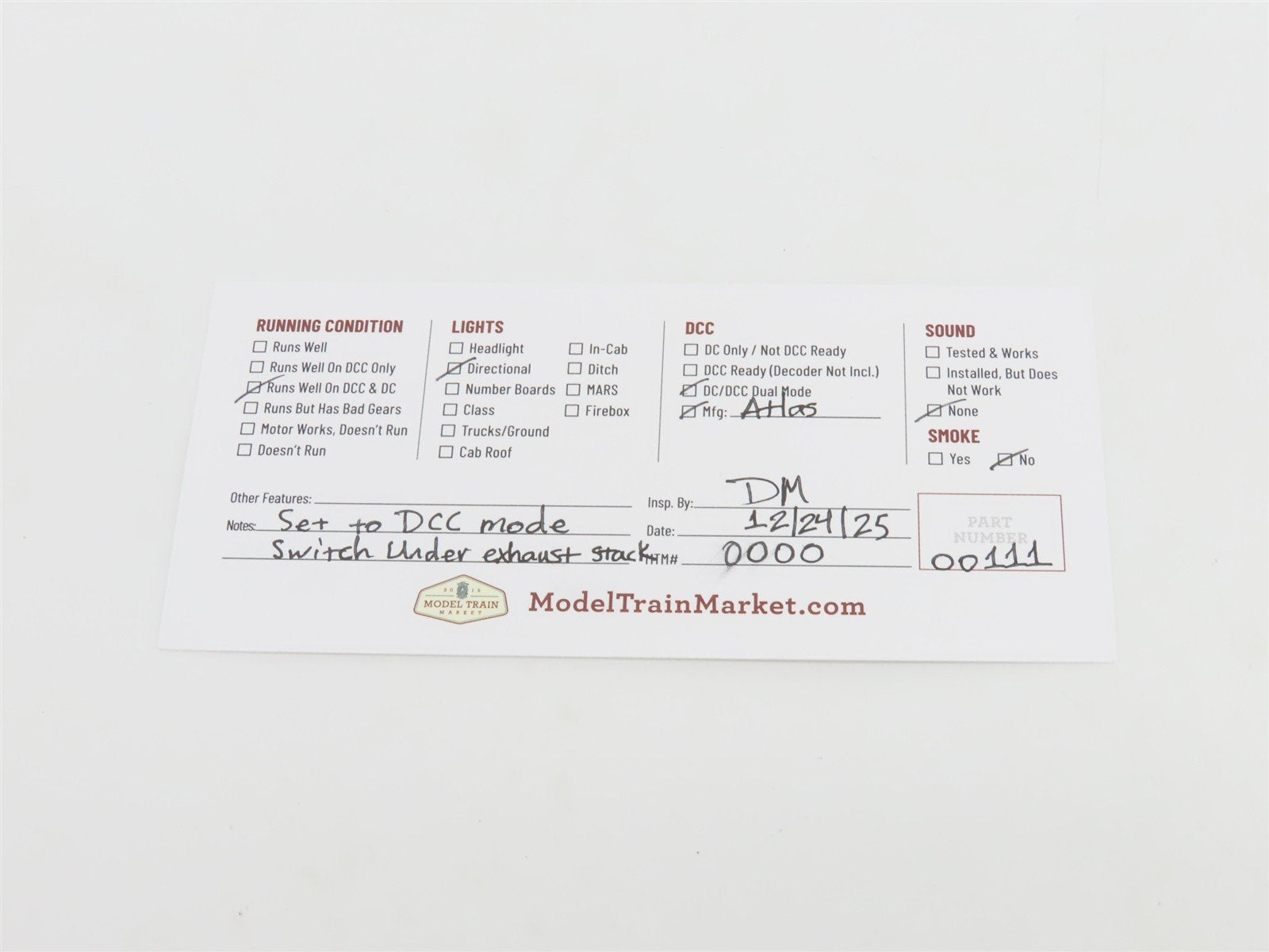 HO Scale Atlas Master 7418 C&O Chessie System GE U30C Ph. 2 Diesel #3311 w/ DCC