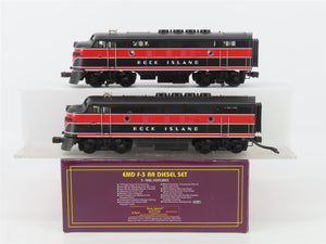 O Gauge 3-Rail MTH MT-2127LP RI Rock Island EMD F3A/A Diesel Set w/ Sound