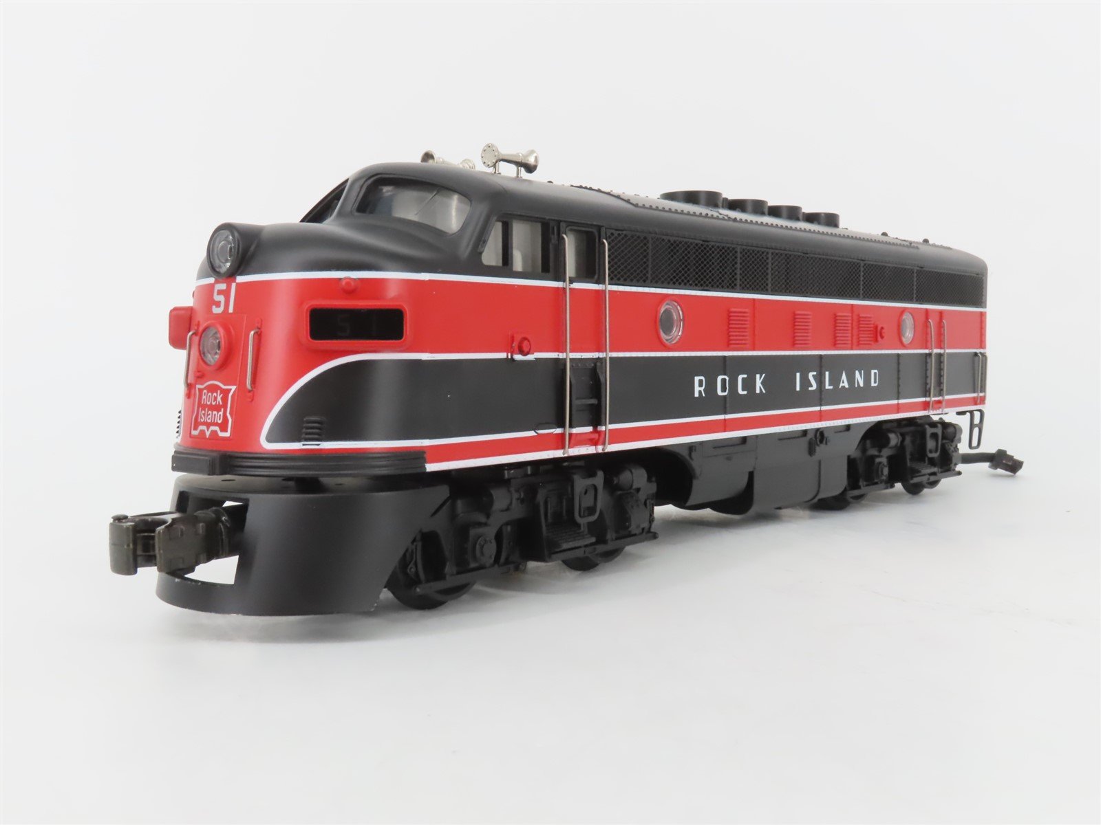 O Gauge 3-Rail MTH MT-2127LP RI Rock Island EMD F3A/A Diesel Set w/ Sound