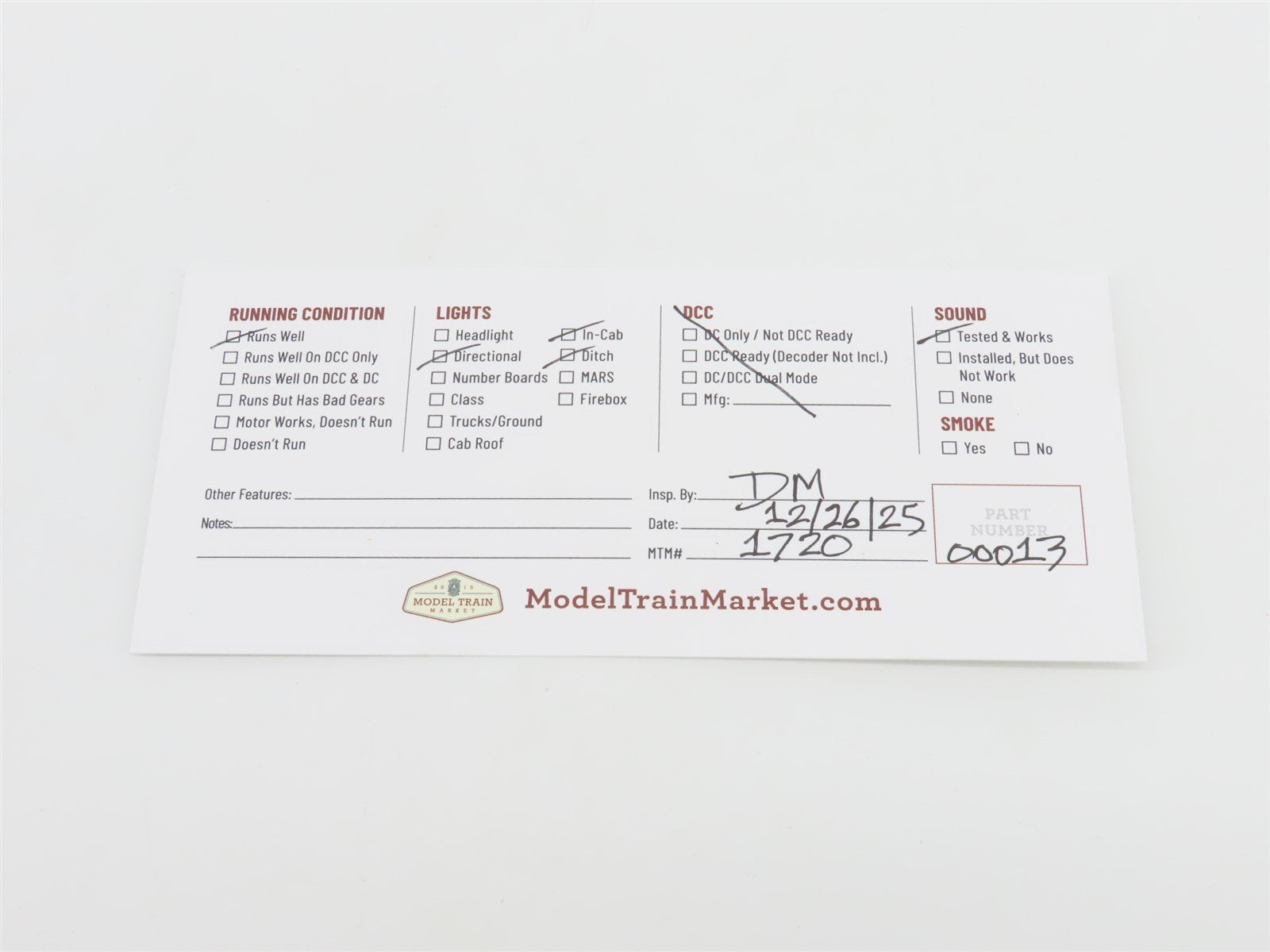 O Gauge 3-Rail MTH MT-2042LP NS Norfolk Southern EMD SD60M Diesel #6802 w/ Sound