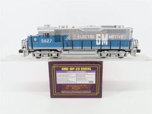 O Gauge 3-Rail MTH MT-2142LP GM EMD Demonstrator GP20 Diesel #5627 w/ Sound