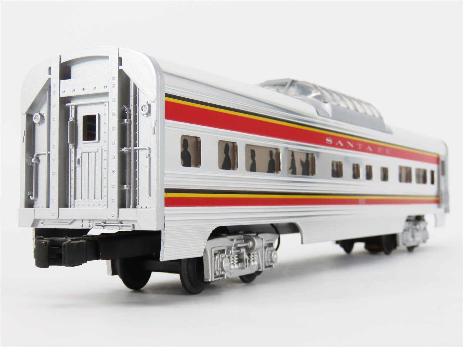 O Gauge 3-Rail MTH 20-2153 ATSF Santa Fe El Capitan Aluminum 4-Car Passenger Set